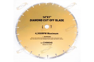 14" Diamond Cut Off Blade 4 Concrete Brick Stone Slate Multi Purpose Masonry